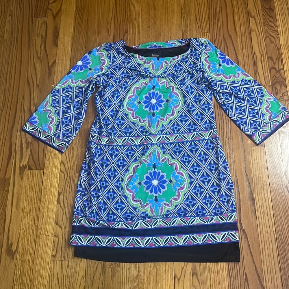 Laundry by Shelli Segal Woman’s Printed Dress Size L - Picture 1 of 5